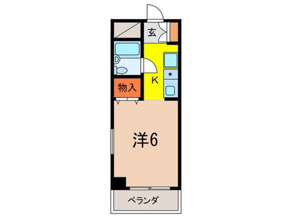 仁川北マンションの物件間取画像